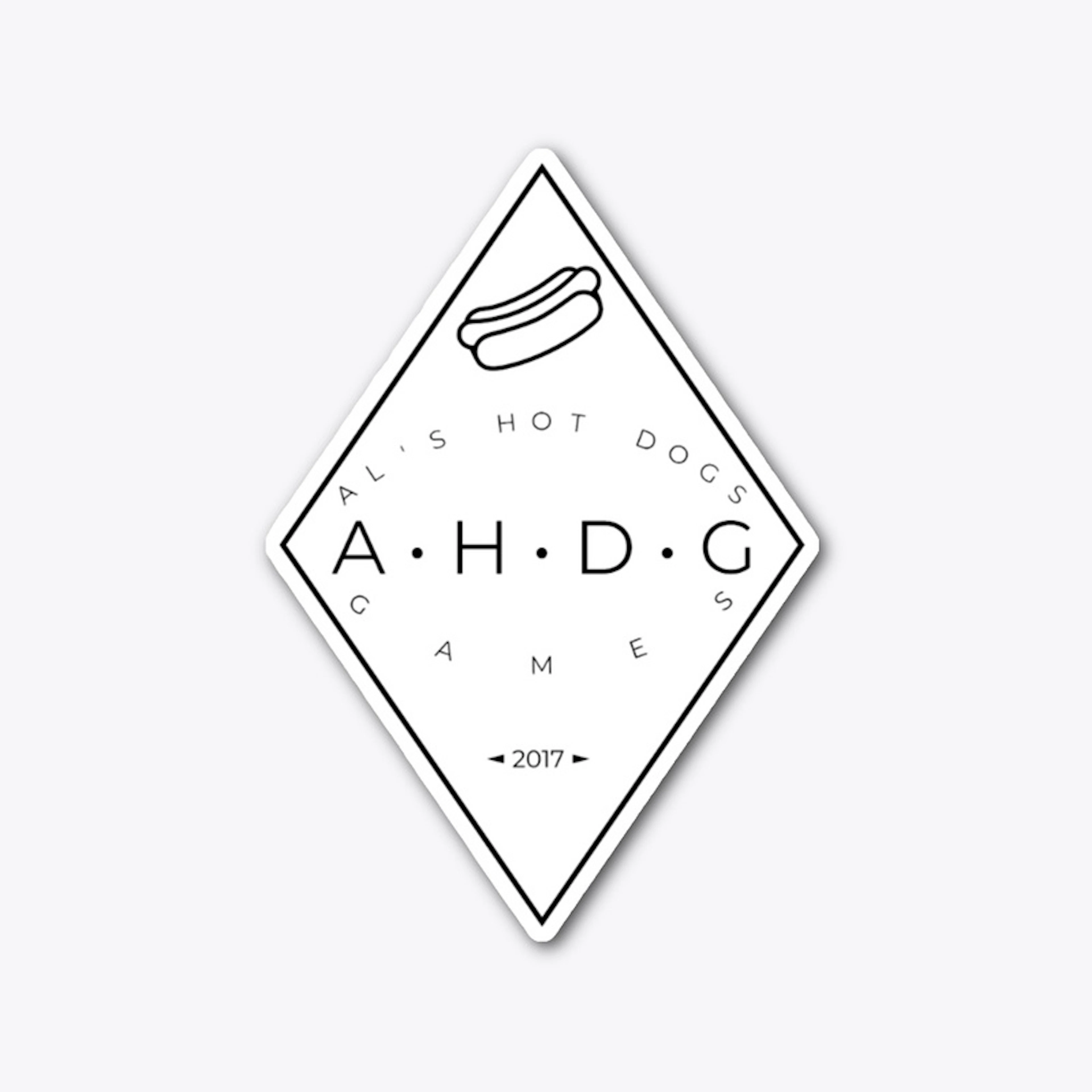 A H D G Sticker